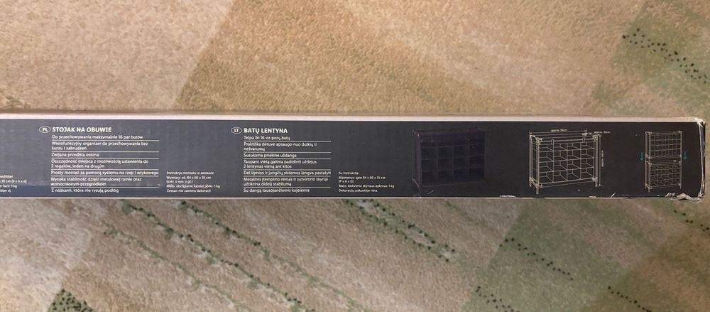 Szafka, stojak na buty, Livarno, NOWE