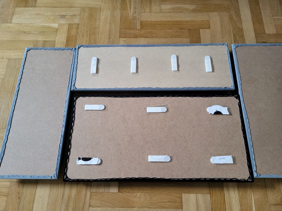 Panele ścienne tapicerowane 4 szt.