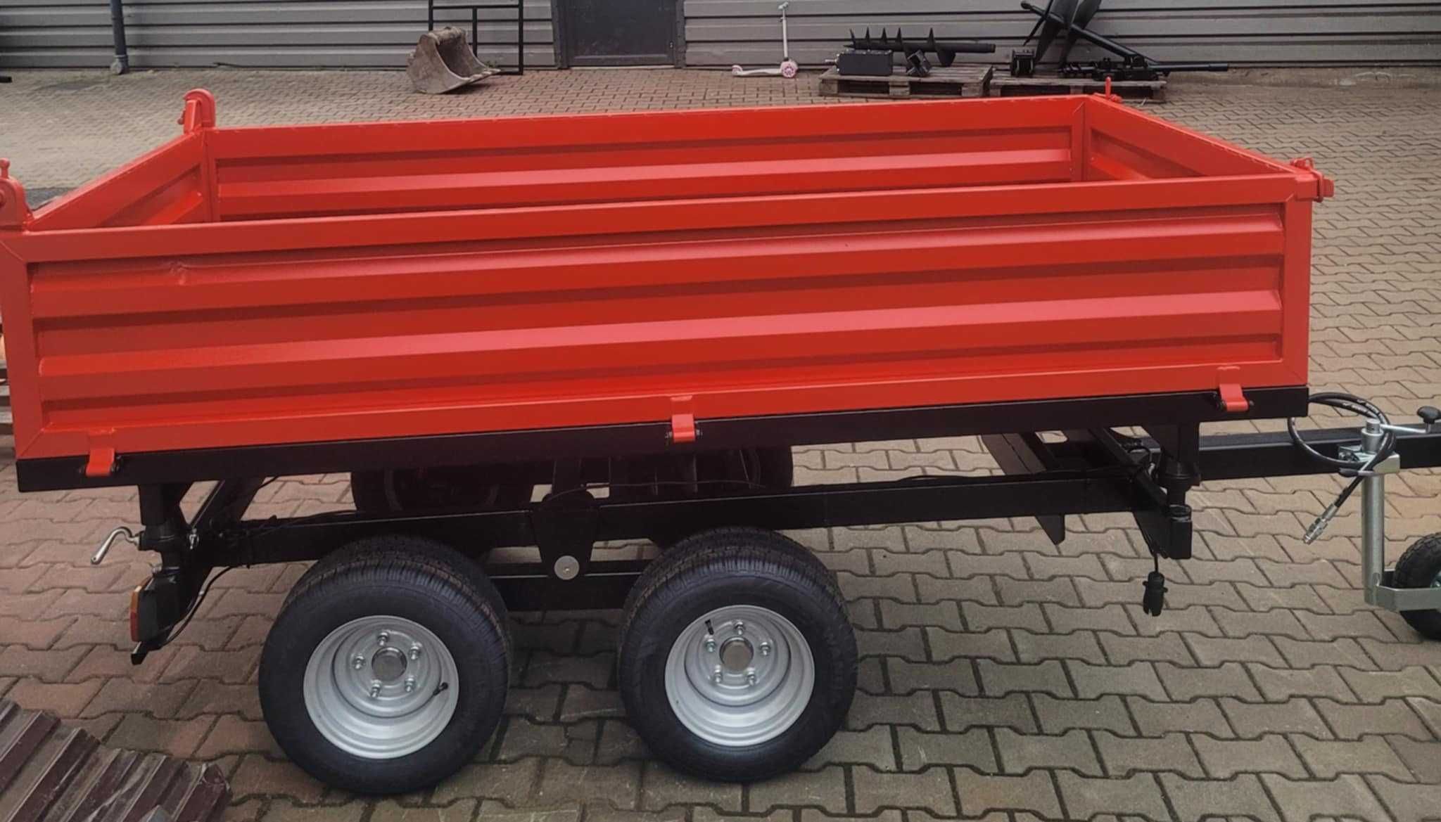 Przyczepa rolnicza/ogrodowa do ciągnika, mini traktora, 2,5t kiper