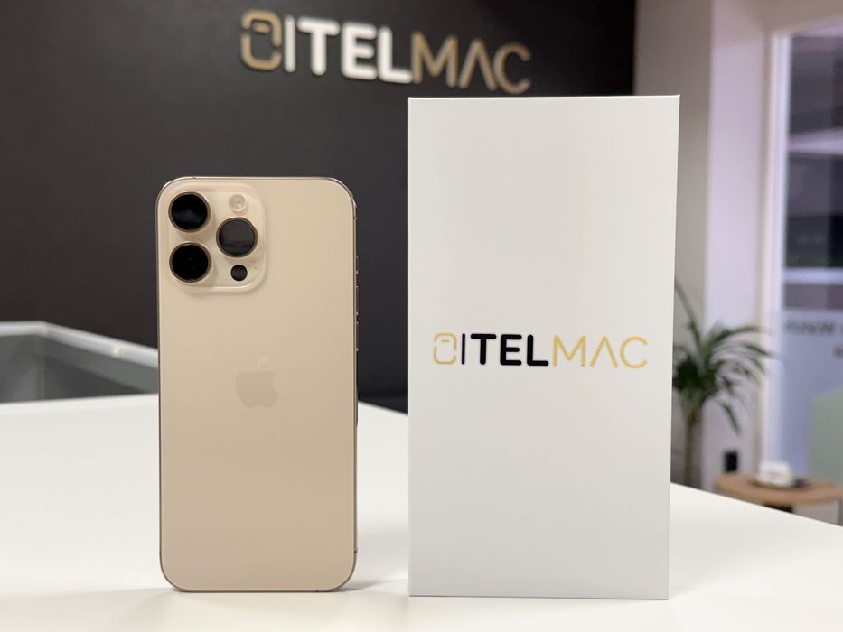 Apple iPhone 16 Pro Max 256GB 5G NOWY • Desert • Gwarancja • Raty 0%