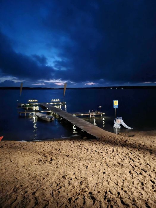 Domek 8os, całoroczny, 20m do wody sauna balia przy plaży, plac zabaw,