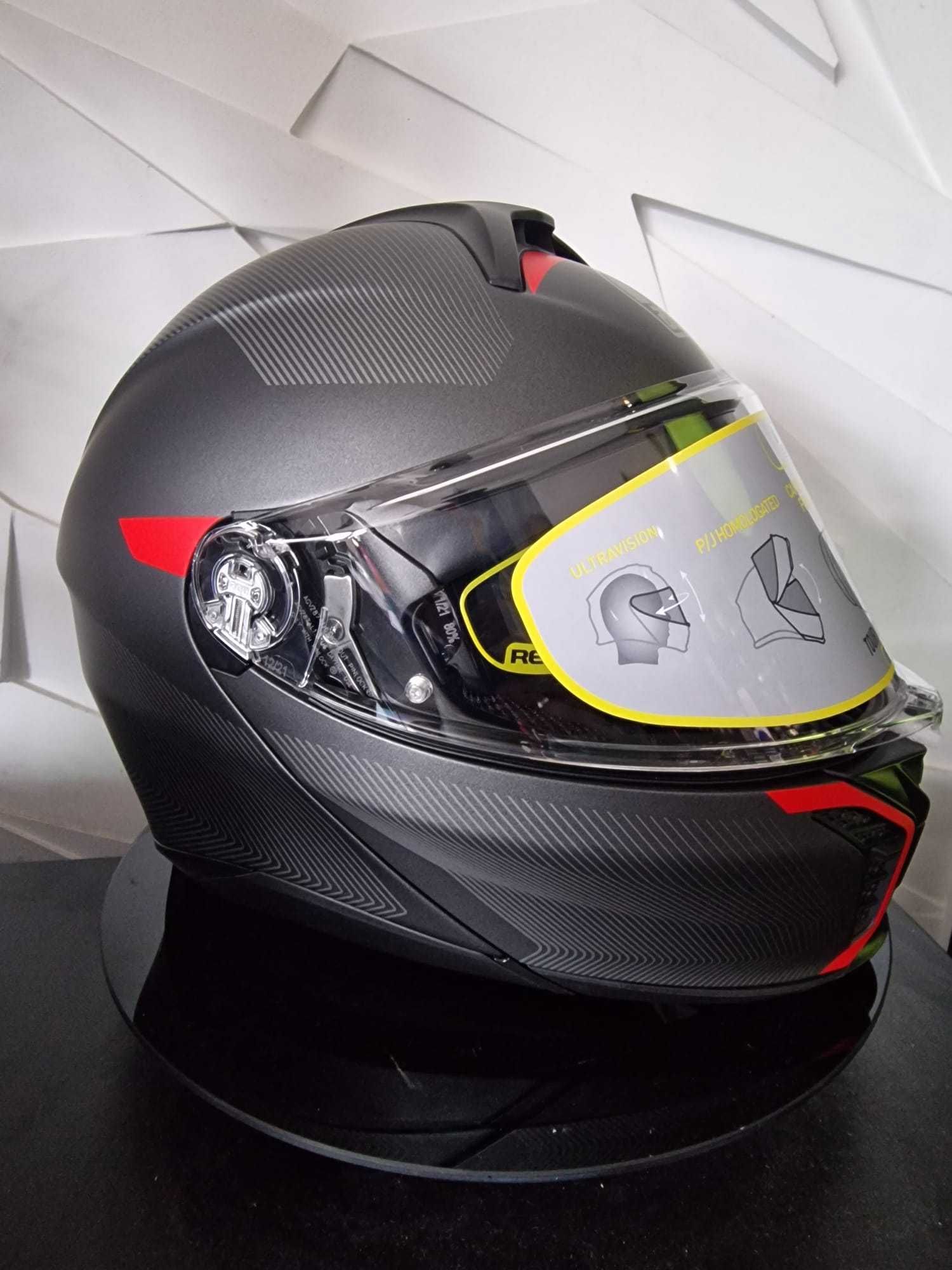 Kask motocyklowy szczękowy AGV TOURMODULAR Frequency Matt GRATISY!