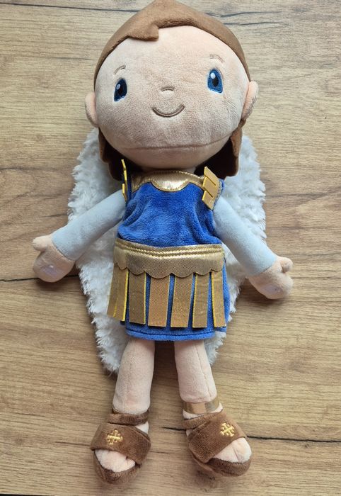 Lalka szmacianka maskotka chłopiec anioł Świętulanka archanioł Michał