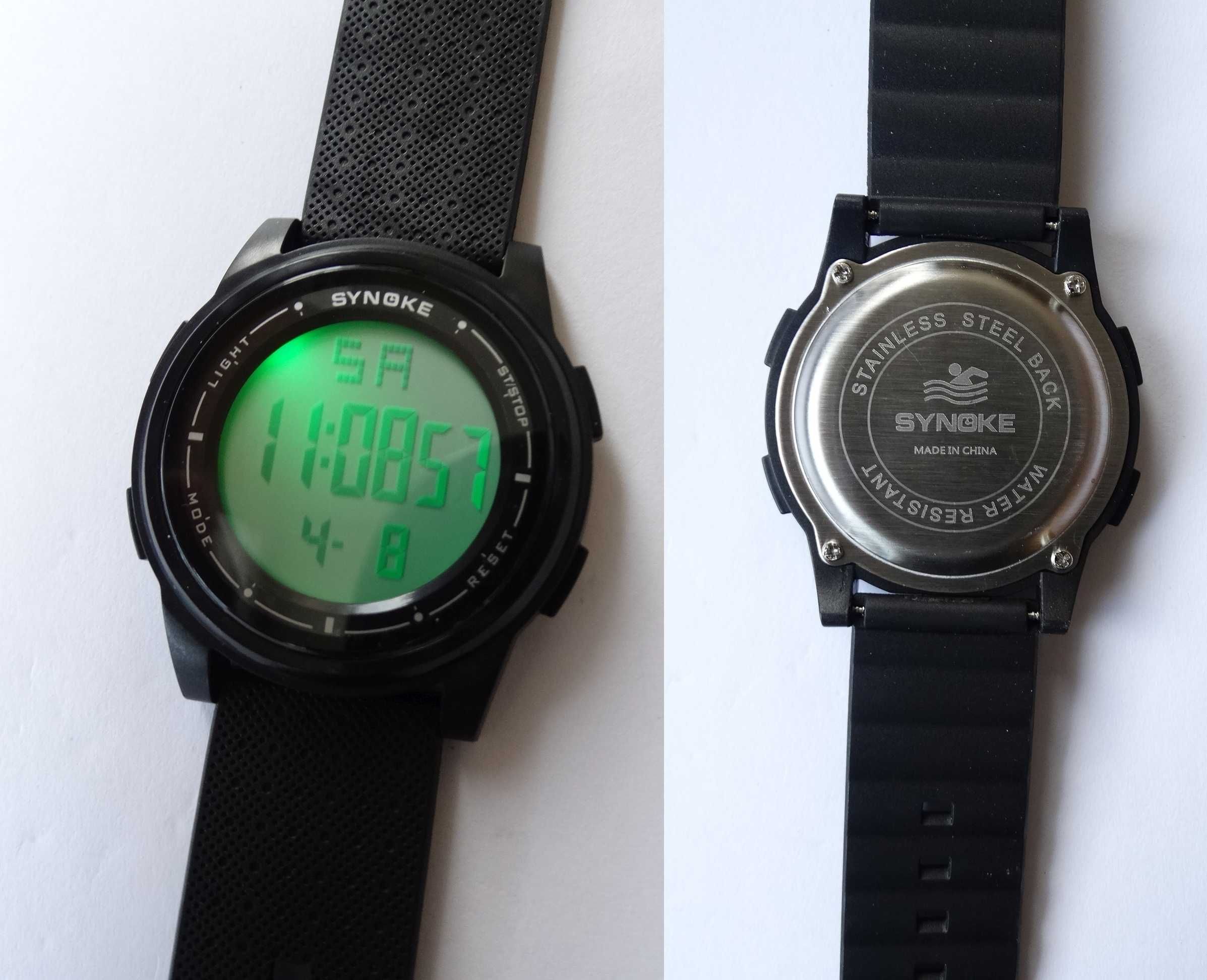 Zegarek męski sportowy Synoke elektroniczny cyfrowy wodoszczelny WR50