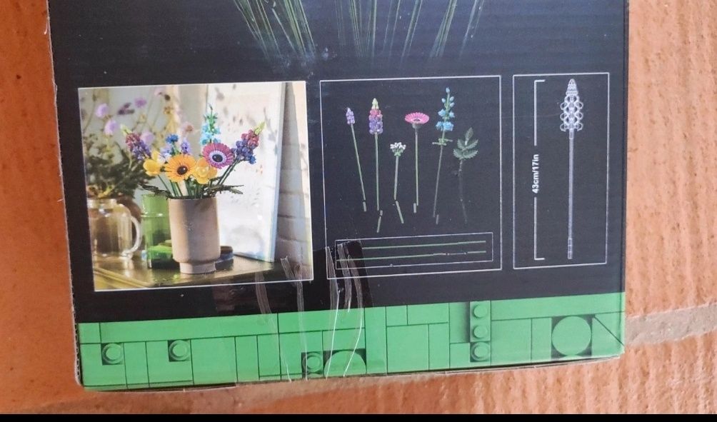 Buquê de flores estilo Lego