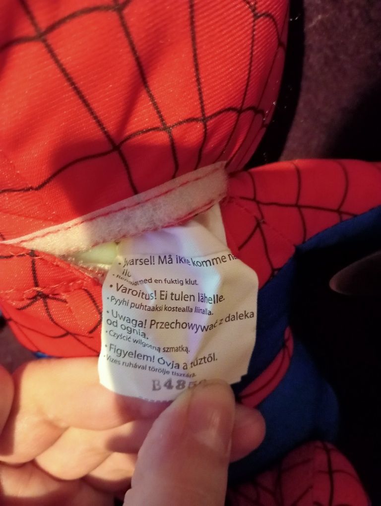 Spider Man maskotka świecąca na baterie