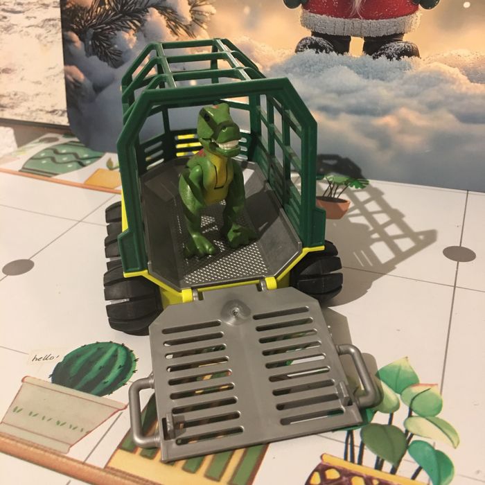 Playmobil Dinos przyczepka do pojazdu naukowca