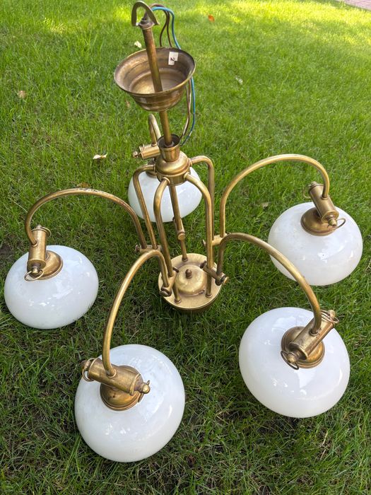 Lampa wisząca, piecioramienna