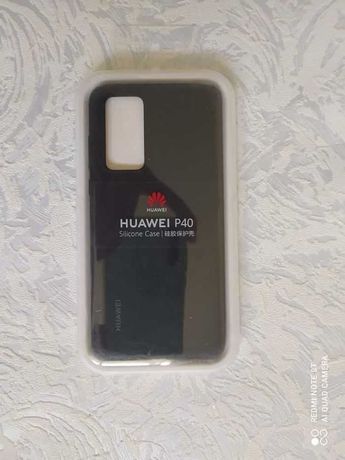 Чехол накладка на смартфон Huawei P40. Черный. Хуавей П40.