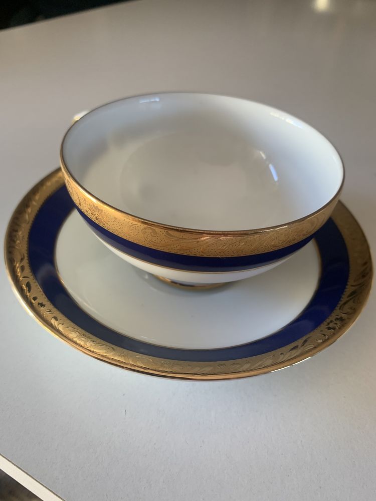 Chávena porcelana com barra de ouro - Fine China