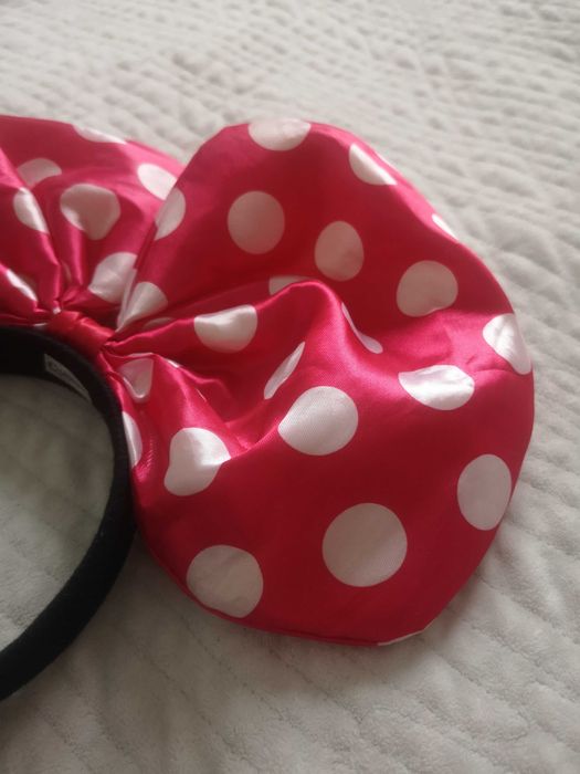 Opaska Disney różowa Mini Mouse kokardka kokardka dla dziewczynki