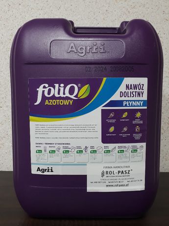 FoliQ 36 azotowy nawóz dolistny 5l=6,7kg