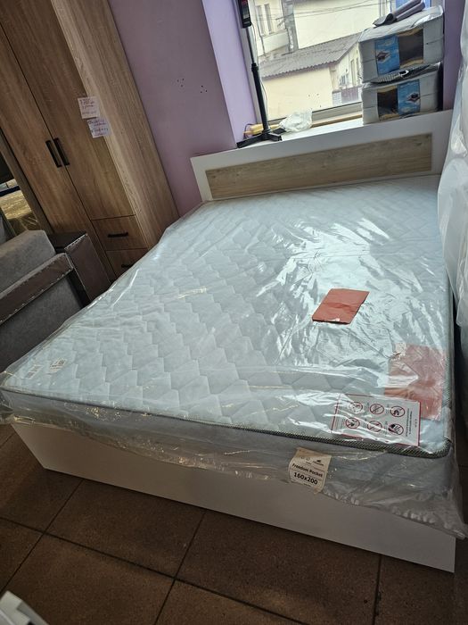 Ліжко+матрас, кровать двоспальні 160×200