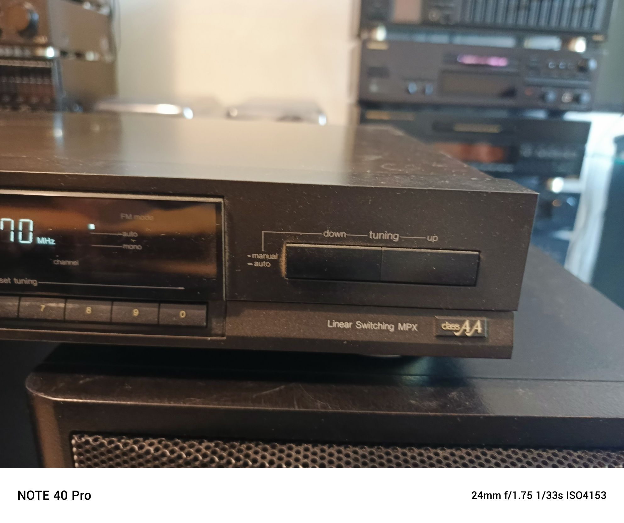 Technics tuner stereo.