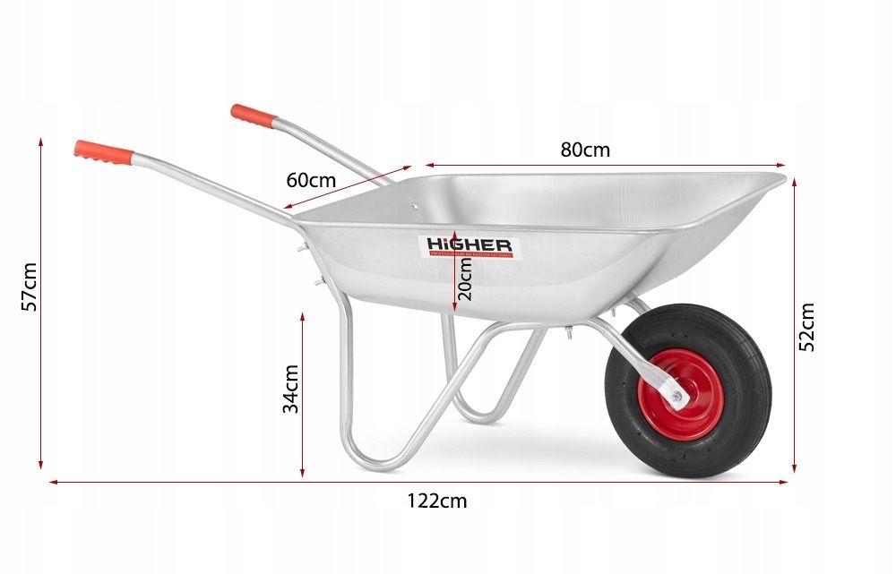 MOCNA taczka 100 litrow