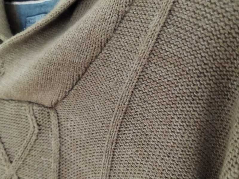 Męski sweter CARRY beżowy rozmiar XL