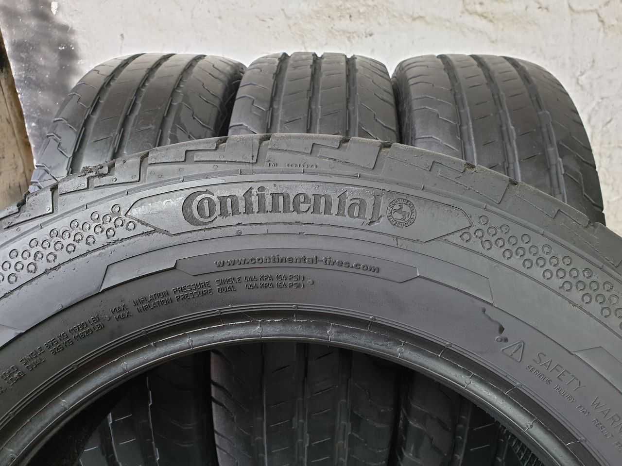 Cztery Opony letnie 205/65R16C 7mm Continental ContiVanContact 100