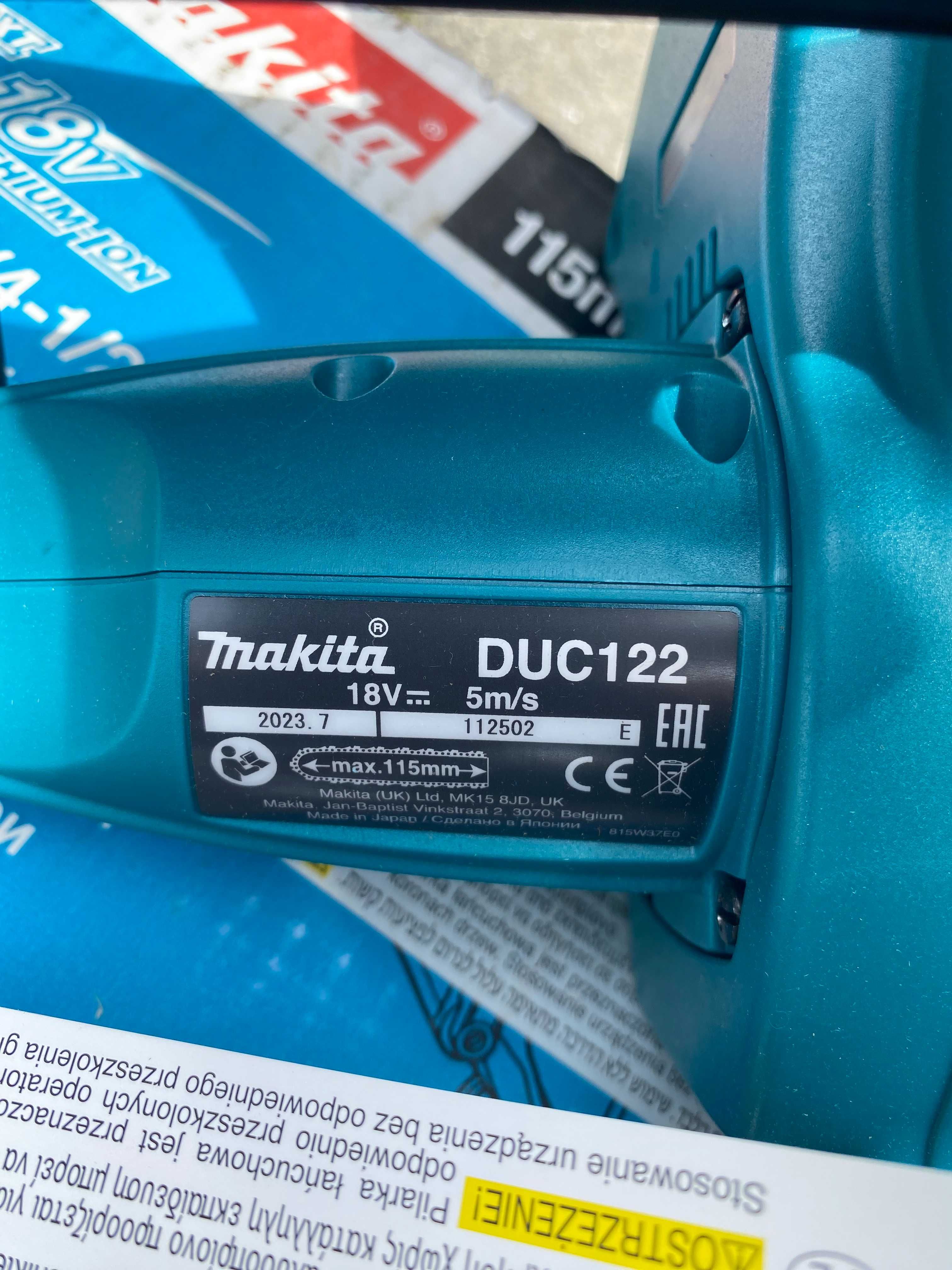 MAKITA pilarka ręczna DUC 122