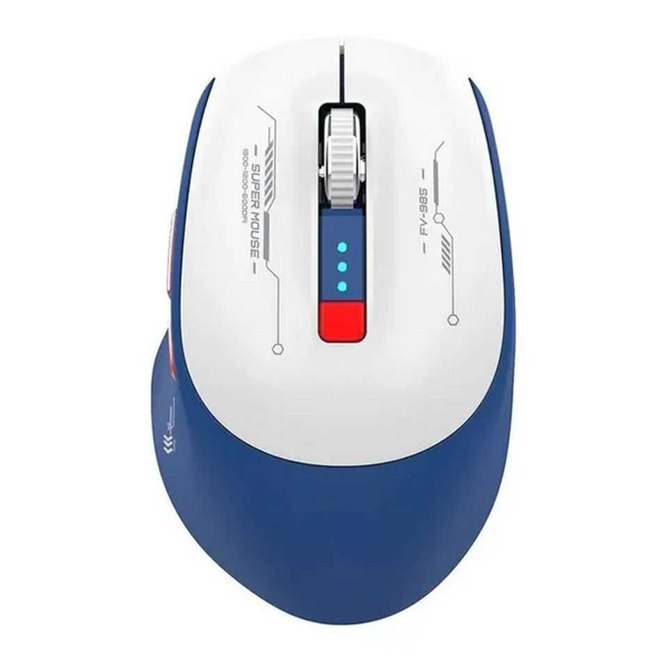 Mysz Forev FV-985 wireless bluetooth akumulator cichy klik niebieska
