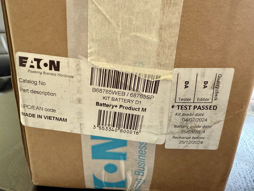 Bateria EATON 68765SP 12V / 9Ah