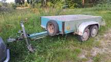 Przyczepa dmc 1200 kg 252x130 cm 2 osie Westfalia dokumenty do rejestr