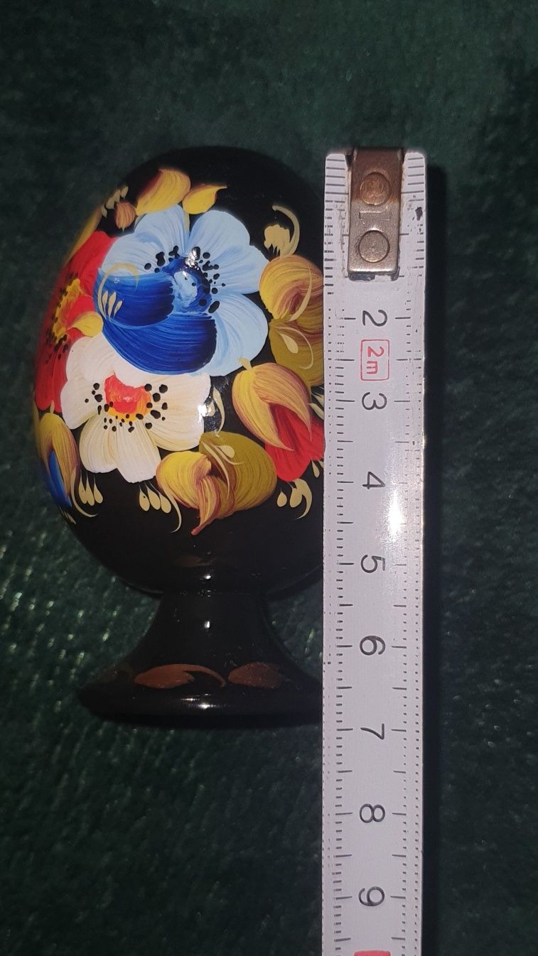 SAPFIR Jajko pojemnik na wykałaczki ukrainski ręcznie malowane