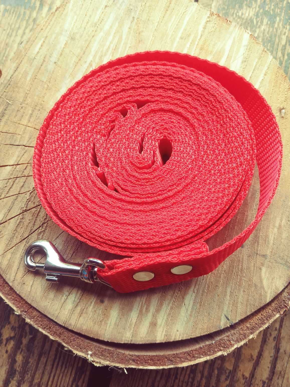 Smycz taśma 20mm/15m. Idealna na spacer/trening/szkolenie #TANIO