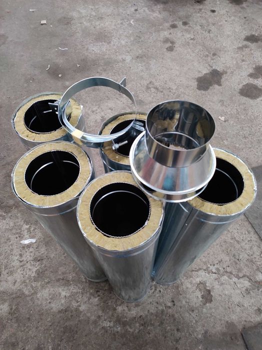 Дымоход одностенный, труби на котел, труба для дымохода, нержавейка