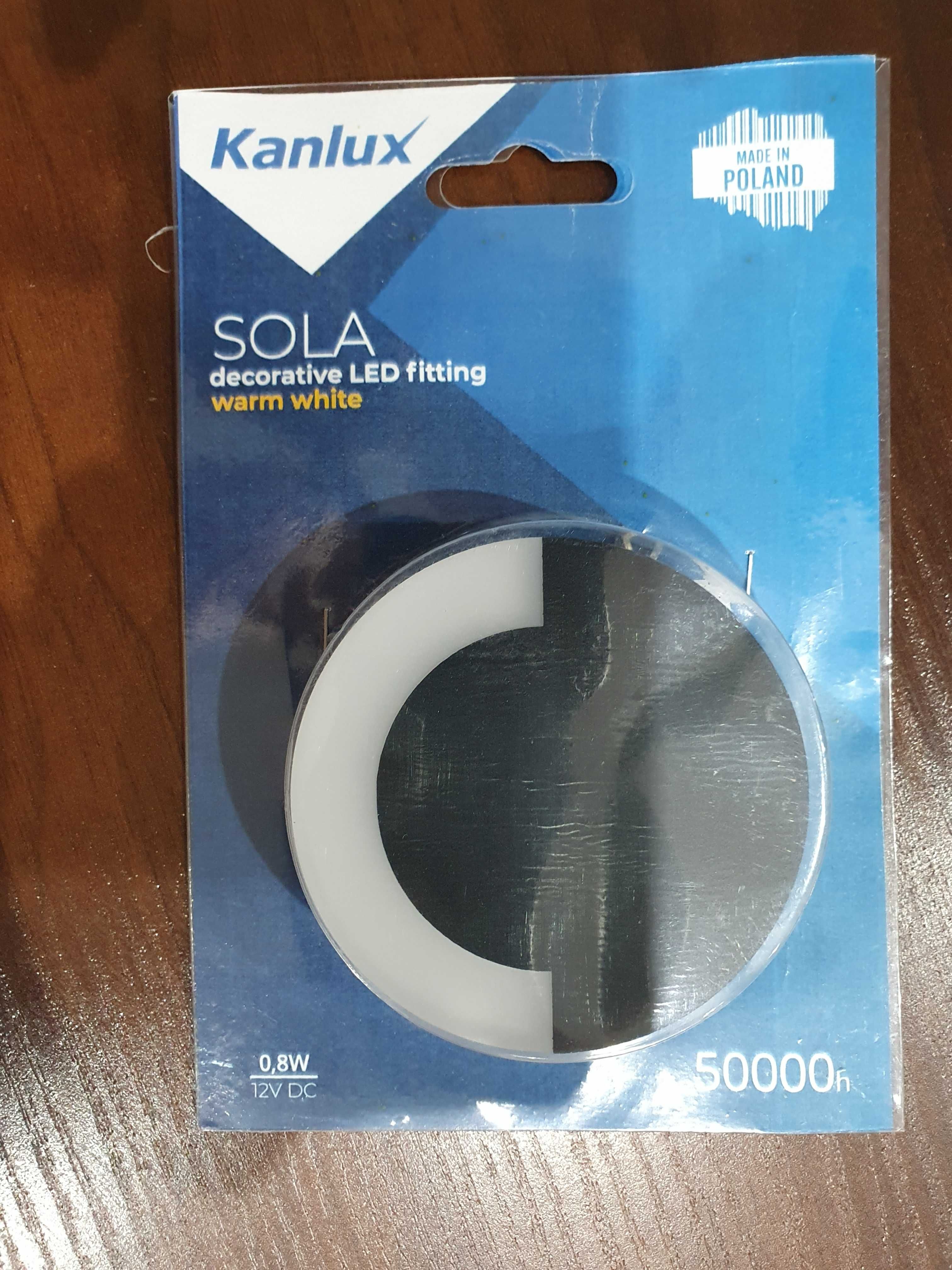 Oprawa schodowa lampka  KANLUX SOLA + ZASILACZ! NOWE!, 10 SZTUK! Okazj