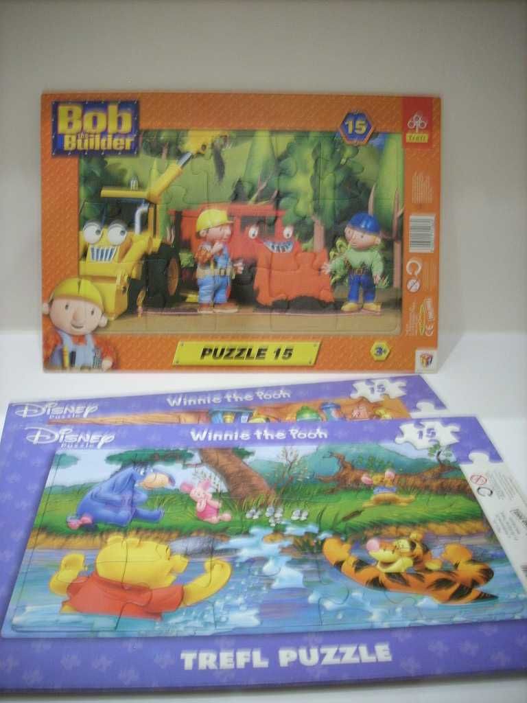 TREFL puzzle dla dzieci Disney Bob Budowniczy Miś Puchatek i Przyjacie