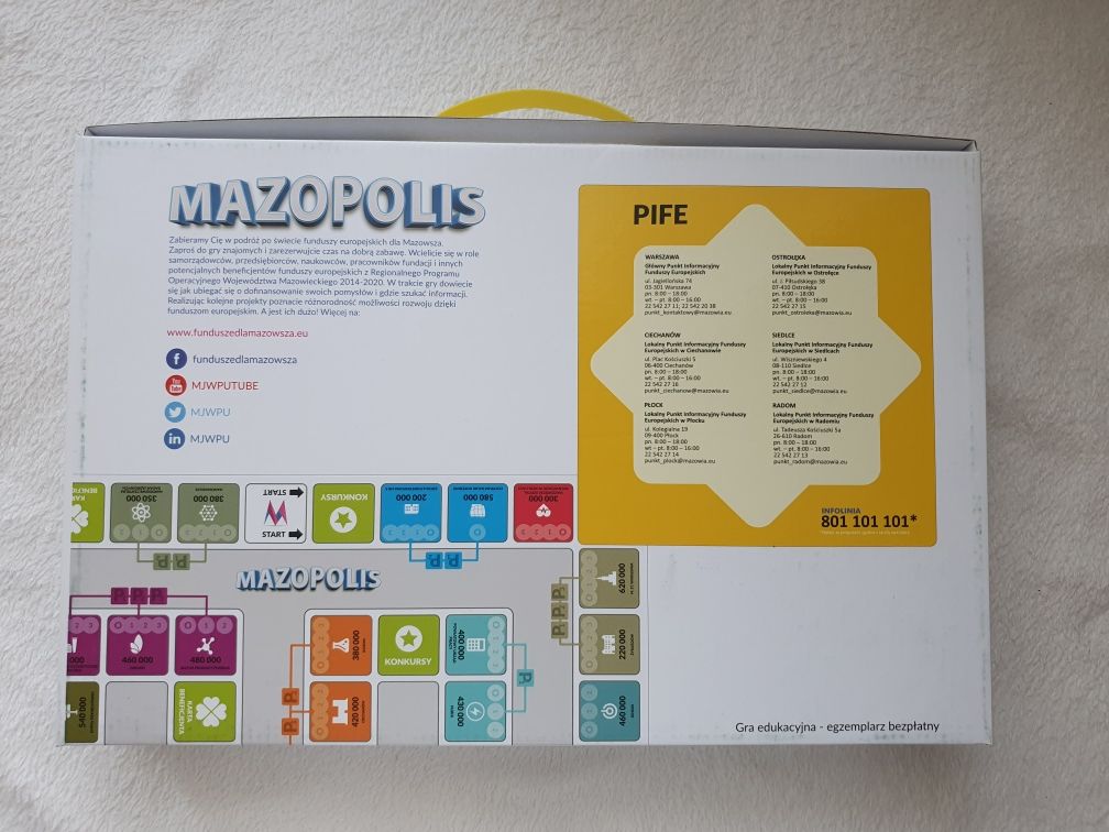 Nowa gra planszowa mazopolis monopoly edycja 3