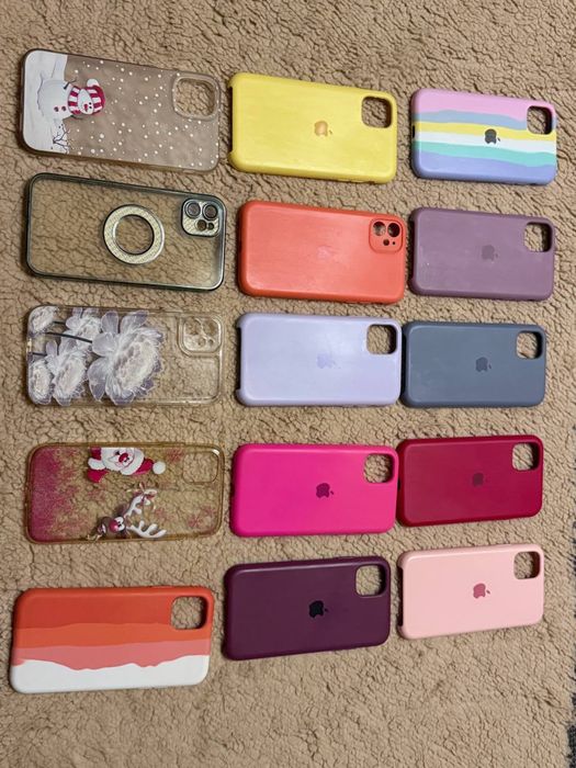 Чехол накладка на айфон 11 iphone 11 с яблоком ремешки apple watch 38