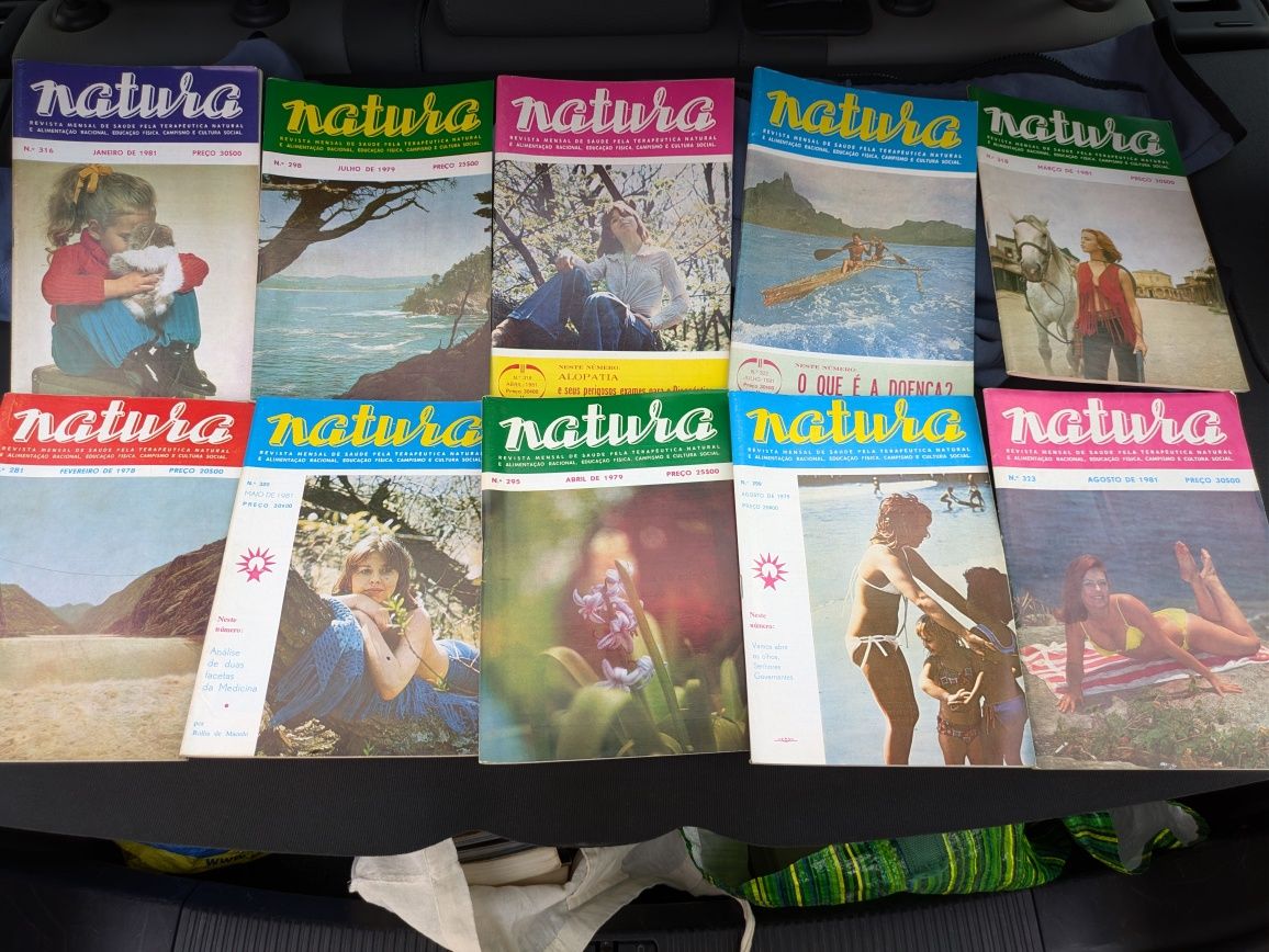 Revistas Natura Antigas