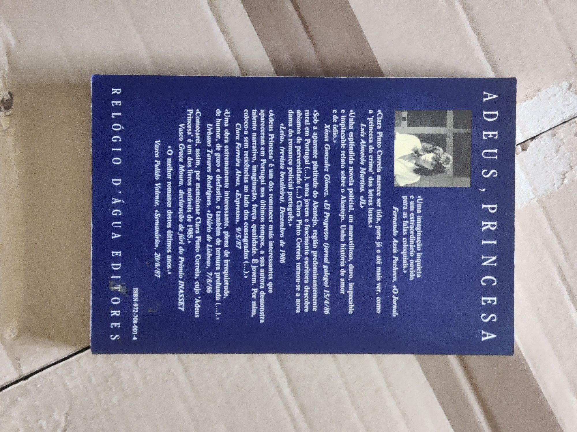 Livro "Adeus princesa" - Carla Pinto Correia