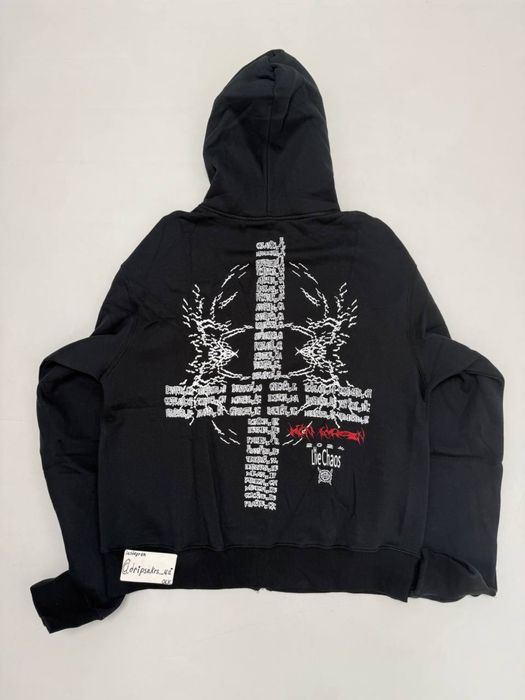 зип худи Ken Carson Agreat Chaos Zip up balenciaga vetements rick
