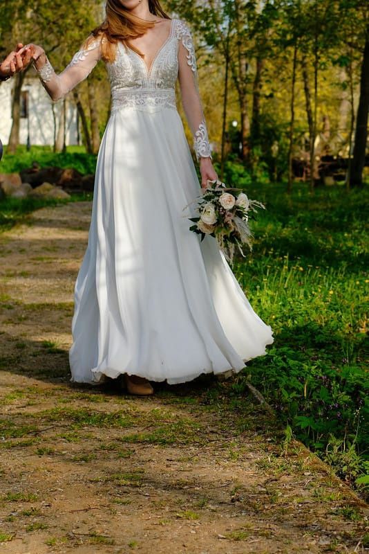 Suknia ślubna boho