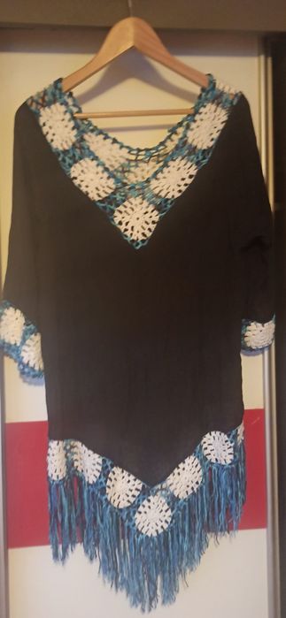 Narzutka wiosna lato frędzle boho