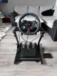Zestaw do symulacji wyścigów-Logitech G29+stelaż+uchwyt pod shifter
