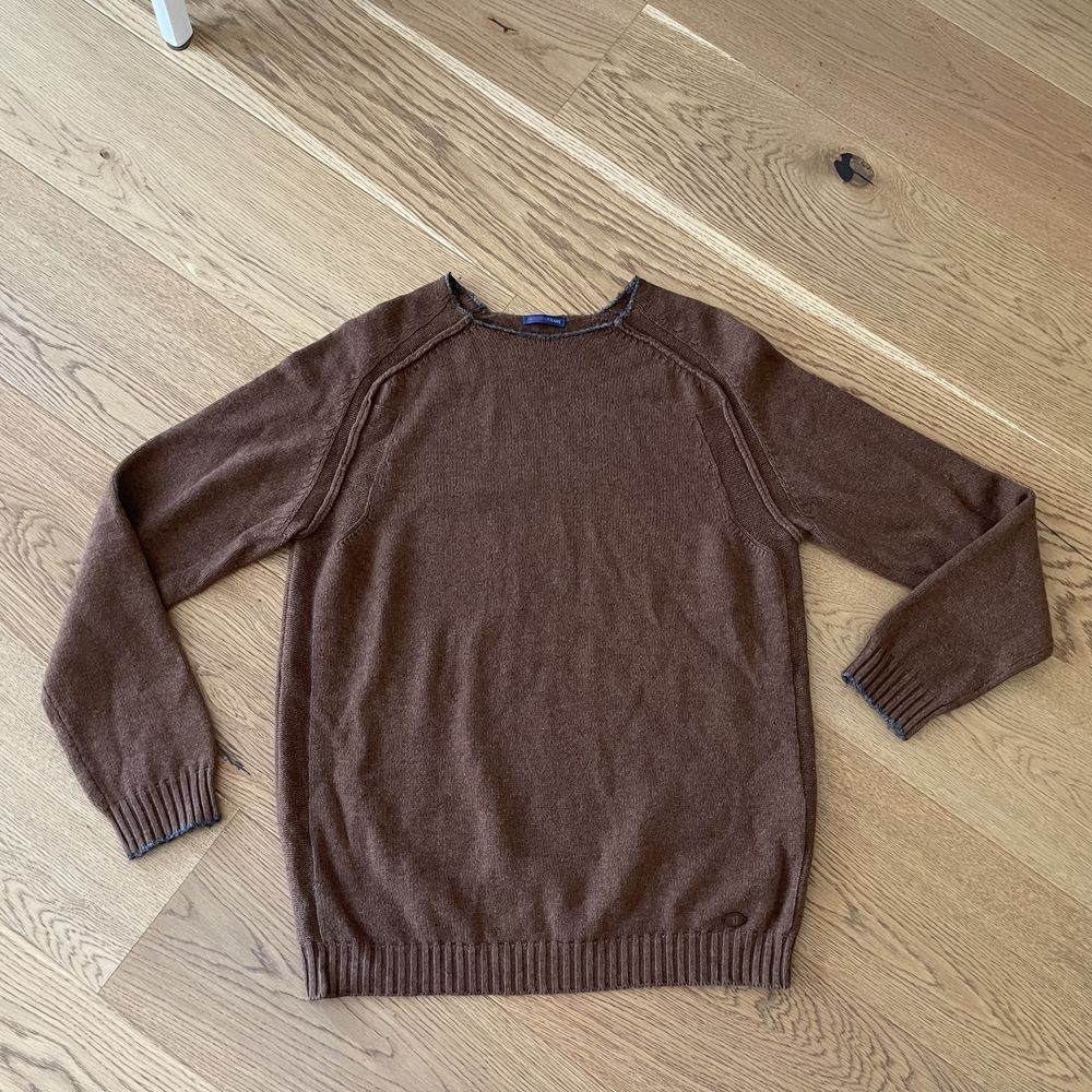 Sweter męski Trussardi Jeans XXL brązowy nowy