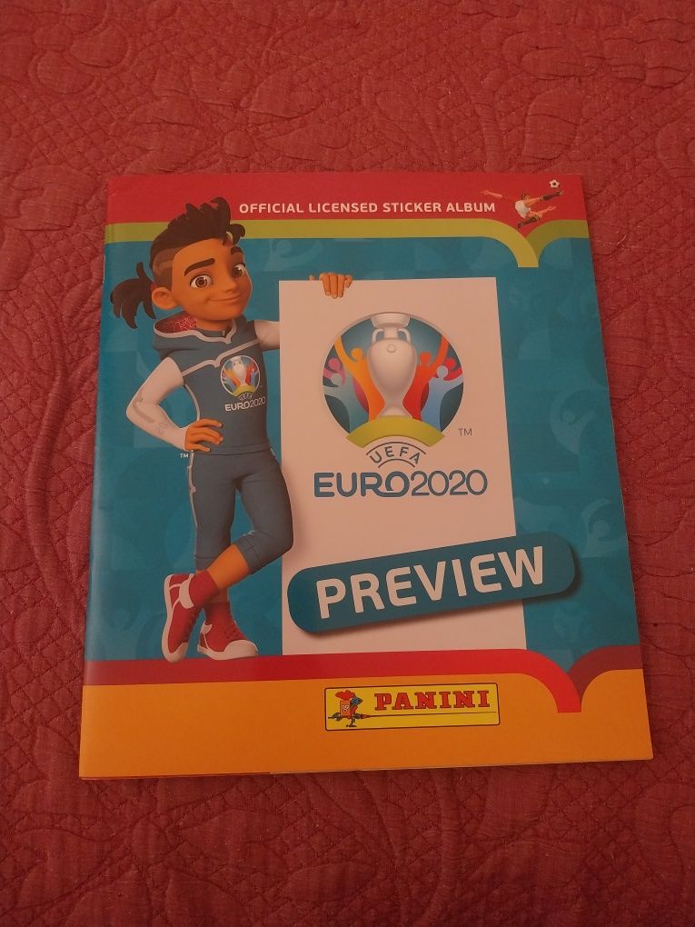 Caderneta completa Euro 2020 preview