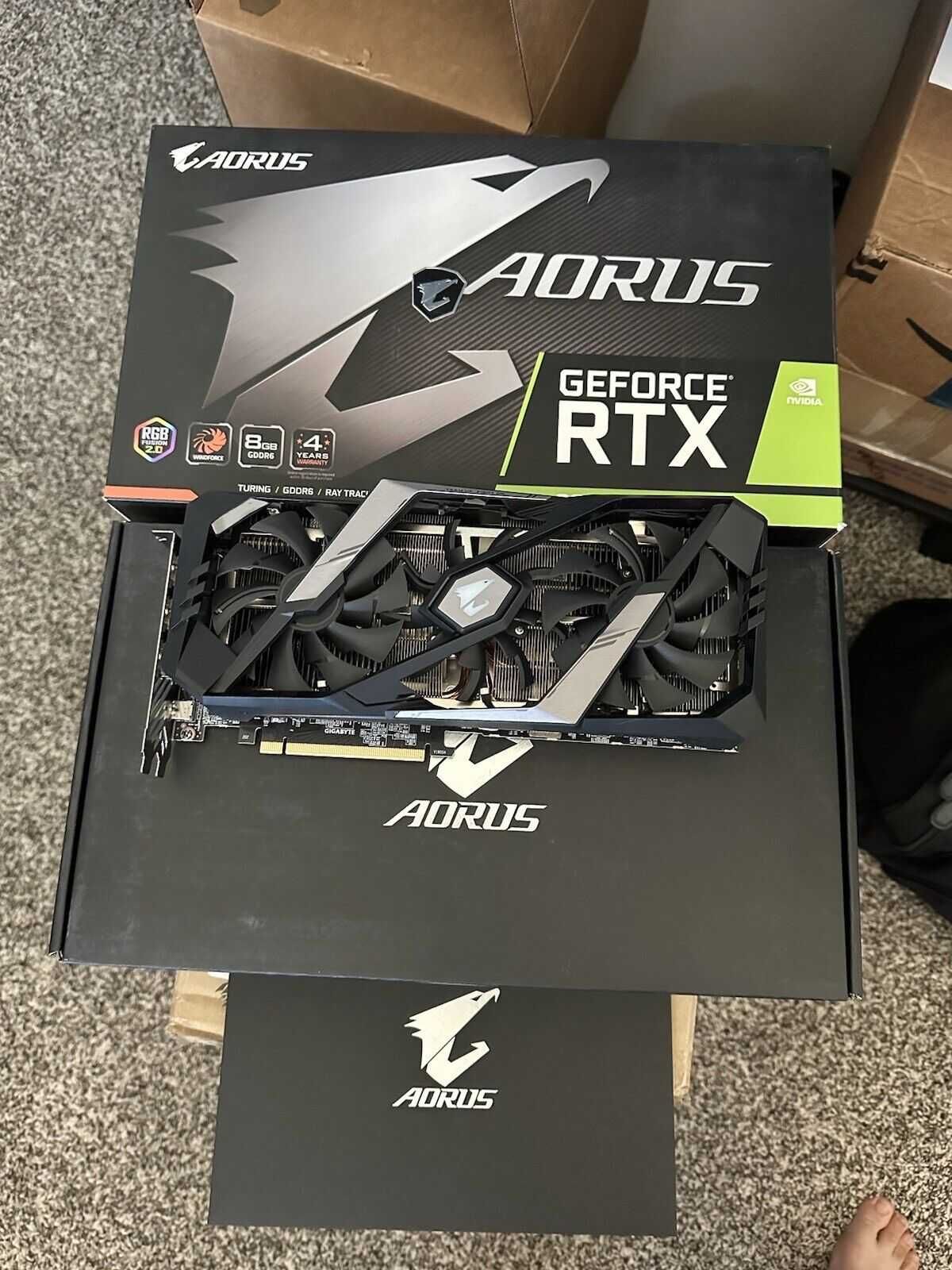 Відеокарта Gigabyte PCI-Ex GeForce RTX 2080 Super Aorus 8GB GDDR6