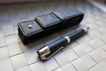 Pióro wieczne MONTBLANC Jules Verne MONT BLANC czarne Fountain + Etui