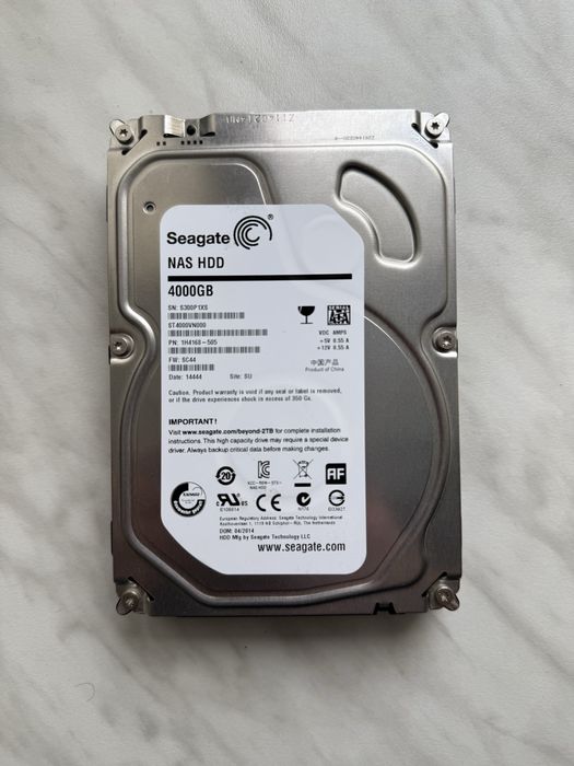 Seagate nas 4tb hdd в ідеальному стані
