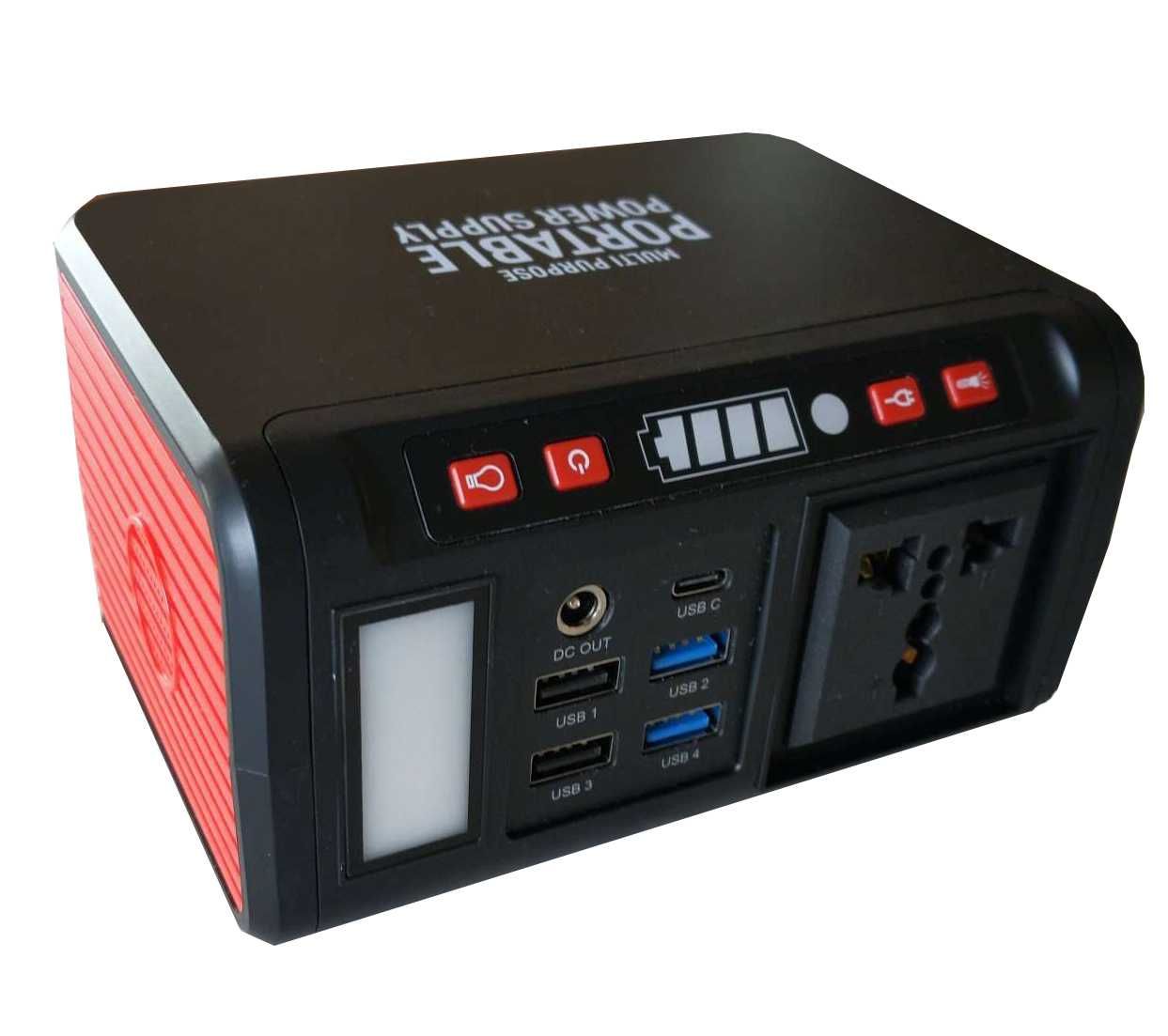 Power Bank/фонарь (накопитель эл.энергии) 20000 mAh с USB 5v, АС 220v