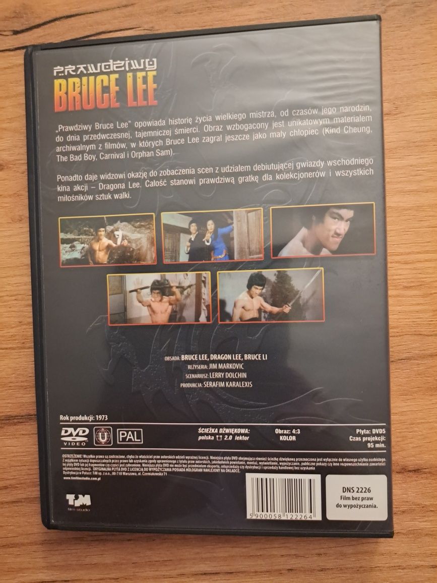 Prawdziwy Bruce Lee- Film Dvd Polski Lektor Unikat