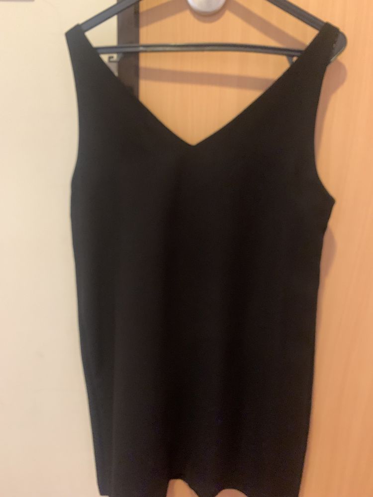 Vestido curto preto, Mango, tamanho XS