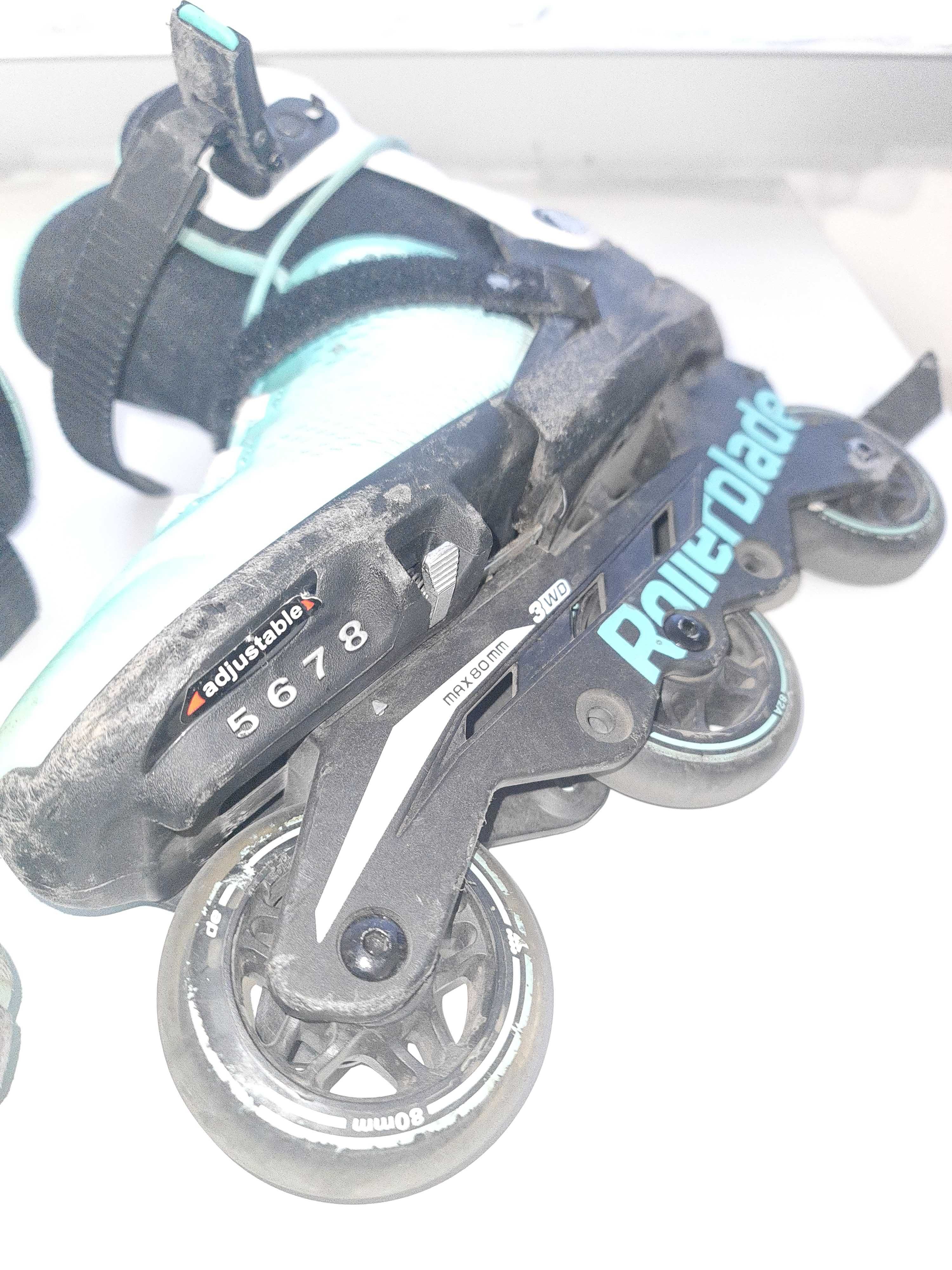 Rolki Rollerblade Microblade 3WD Aqua/White [36,5-40,5]