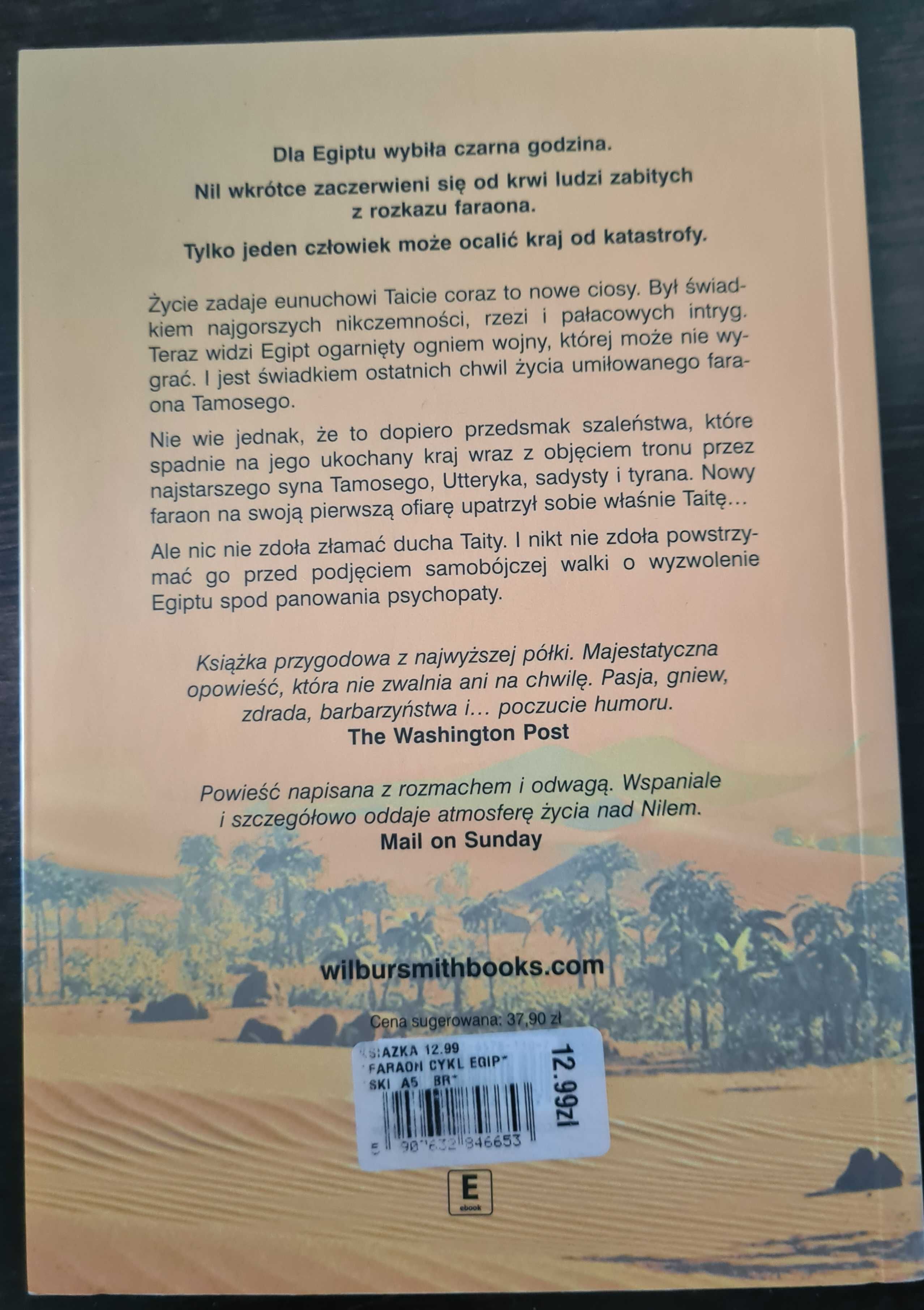 Książka: "Faraon" (Cykl Egipski) Wilbur Smith