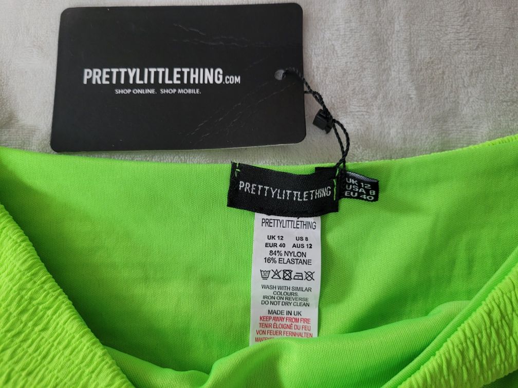 Dół od stroju kąpielowego, r. 40, PrettyLittleThing, zielony