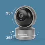 Nowa Kamera IP WiFi obrotowa poziom 360° pion 90° wewn. Connect Tuya